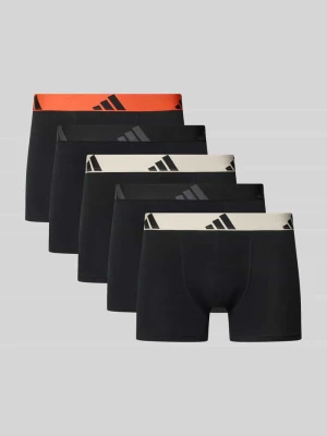 Obcisłe bokserki o kroju slim fit z wyhaftowanym logo model ‘Active’ w zestawie 5 szt. adidas Sportswear