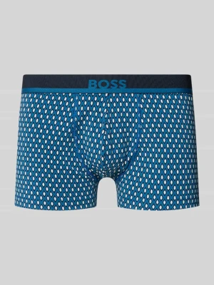 Obcisłe bokserki w kroju regular fit z mieszanki bawełny model 'TRUNK 365' Boss