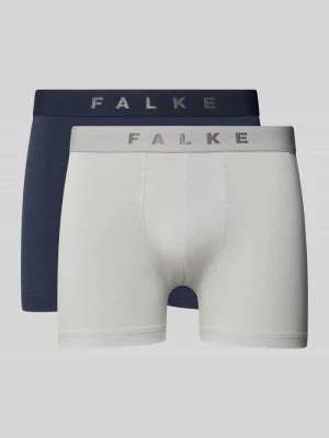 Obcisłe bokserki w zestawie 2 szt. z mieszanki bawełny Falke Czarny