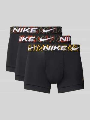 Obcisłe bokserki w zestaw 3 szt. model 'ESSENTIAL MICRO' Nike czarny