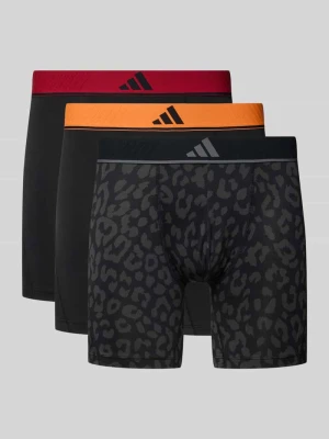 Obcisłe bokserki w zestaw 3 szt. z elastyczny pasek z logo adidas Sportswear