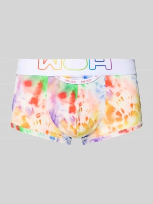 Obcisłe bokserki we wzór na całej powierzchni z elastycznym pasem WOH