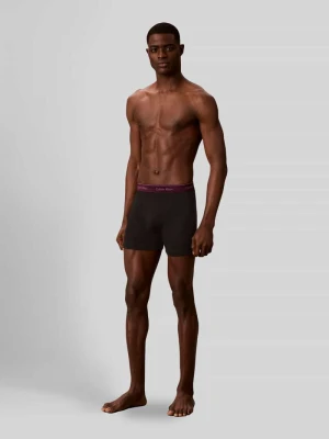 Obcisłe bokserki z czystej bawełny w 5‑pakiecie Calvin Klein Czarny