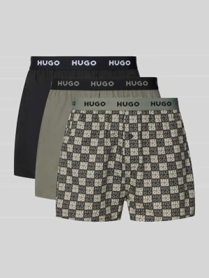 Obcisłe bokserki z czystej bawełny w zestawie 6 par HUGO