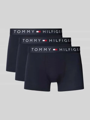 Obcisłe bokserki z detalami z logo w zestawie 3 szt. Tommy Hilfiger