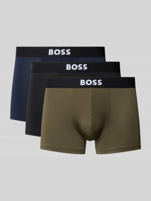 Obcisłe bokserki z elastycznym pas z logo model 'MICRO ONE' Boss