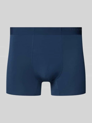 Obcisłe bokserki z elastycznym pasem i detalem z logo Schiesser