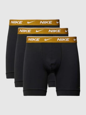 Obcisłe bokserki z elastycznym pasem i detalem z logo w zestawie 3 szt. Nike