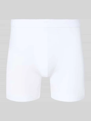 Obcisłe bokserki z elastycznym pasem i naszywką z logo mey