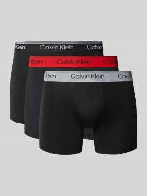 Obcisłe bokserki z elastycznym pasem w zestawie 3 szt. Calvin Klein Underwear