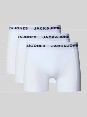Obcisłe bokserki z elastycznym pasem w zestawie 3 szt. jack & jones
