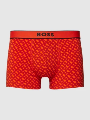 Obcisłe bokserki z elastycznym pasem z logo Boss