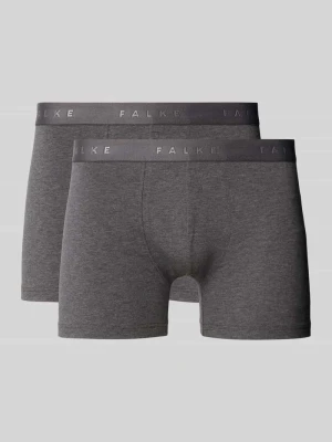 Obcisłe bokserki z elastycznym paskiem z logo model 'Daily Comfort' Falke Antracytowy