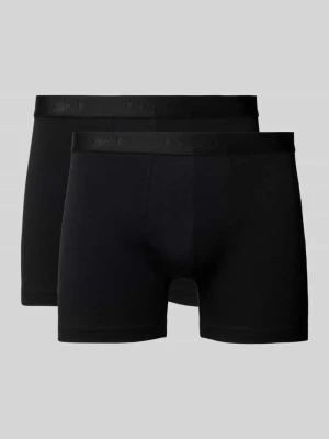 Obcisłe bokserki z elastycznym paskiem z logo model 'Daily Comfort' Falke Czarny