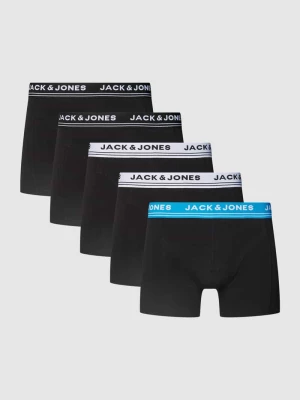 Obcisłe bokserki z elastycznym paskiem z logo model ‘DOWNEY’ jack & jones