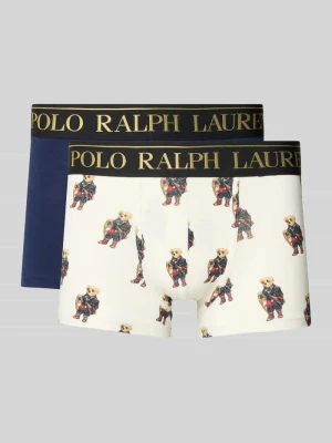 Obcisłe bokserki z elastycznym paskiem z logo w zestawie 2 szt Polo Ralph Lauren Underwear