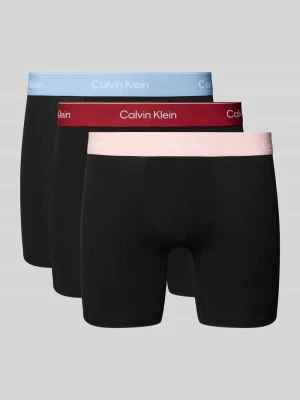 Obcisłe bokserki z elastycznym paskiem z logo w zestawie 3 szt. Calvin Klein Underwear