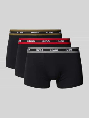 Obcisłe bokserki z elastycznym paskiem z logo w zestawie 3 szt. HUGO