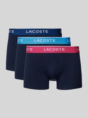 Obcisłe bokserki z elastycznym paskiem z logo w zestawie 3 szt. Lacoste