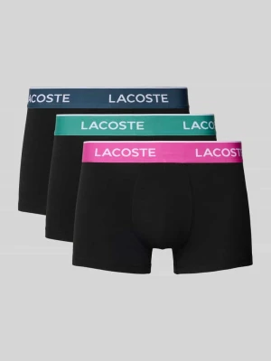 Obcisłe bokserki z elastycznym paskiem z logo w zestawie 3 szt. Lacoste
