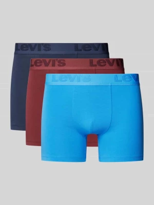 Obcisłe bokserki z elastycznym paskiem z logo w zestawie 3 szt. Levi's®