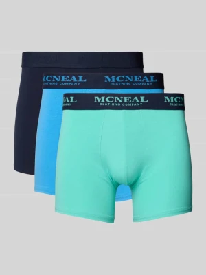 Obcisłe bokserki z elastycznym paskiem z logo w zestawie 3 szt. MCNEAL