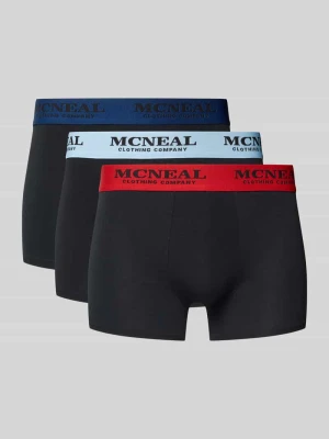 Obcisłe bokserki z elastycznym paskiem z logo w zestawie 3 szt. MCNEAL