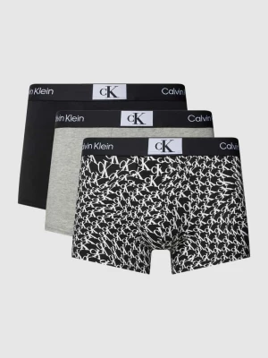 Obcisłe bokserki z elastycznym paskiem z logo w zestawie 3 szt. model ‘CK 96’ Calvin Klein Underwear