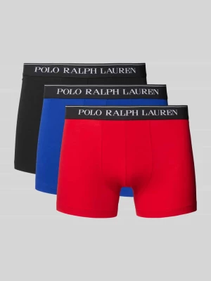 Obcisłe bokserki z elastycznym paskiem z logo w zestawie 3 szt. model ‘CLASSIC’ Polo Ralph Lauren Underwear