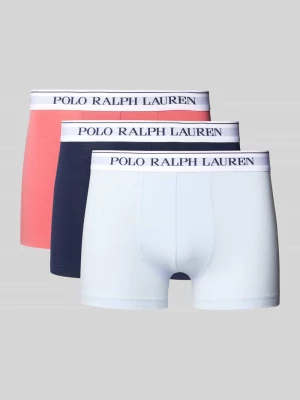 Obcisłe bokserki z elastycznym paskiem z logo w zestawie 3 szt. model ‘CLASSIC’ Polo Ralph Lauren Underwear