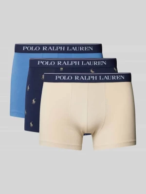 Obcisłe bokserki z elastycznym paskiem z logo w zestawie 3 szt. model ‘CLASSIC’ Polo Ralph Lauren Underwear