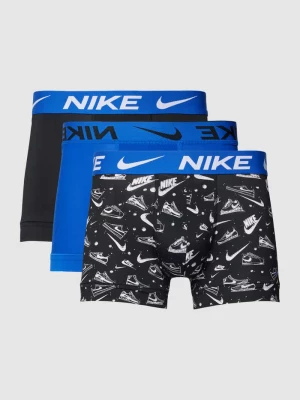Obcisłe bokserki z elastycznym paskiem z logo w zestawie 3 szt. Nike