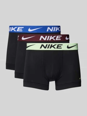 Obcisłe bokserki z elastycznym paskiem z logo w zestawie 3 szt. Nike