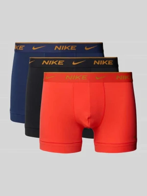 Obcisłe bokserki z elastycznym paskiem z logo w zestawie 3 szt. Nike