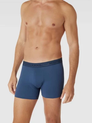Obcisłe bokserki z elastycznym paskiem z logo w zestawie 3 szt. Scotch & Soda