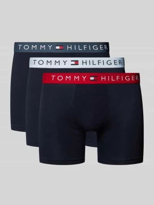 Obcisłe bokserki z elastycznym paskiem z logo w zestawie 3 szt. Tommy Hilfiger