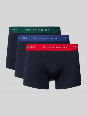 Obcisłe bokserki z elastycznym paskiem z logo w zestawie 3 szt. Tommy Hilfiger