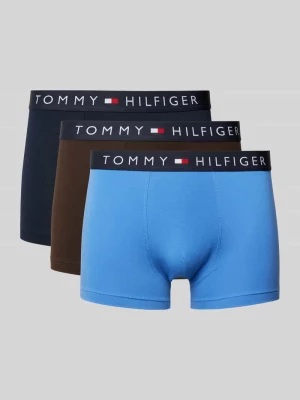 Obcisłe bokserki z elastycznym paskiem z logo w zestawie 3 szt. Tommy Hilfiger