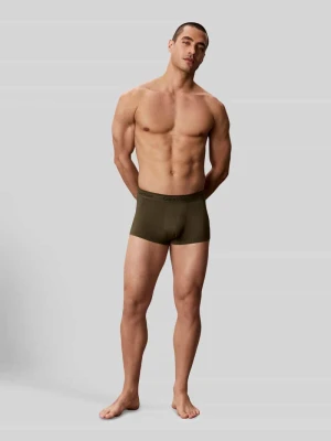 Obcisłe bokserki z elastycznym paskiem z logo w zestawie 5 szt. Calvin Klein Średnioszary