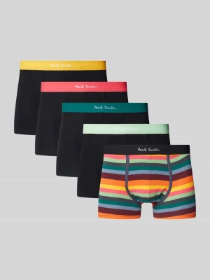 Obcisłe bokserki z elastycznym paskiem z logo w zestawie 5 szt. Paul Smith