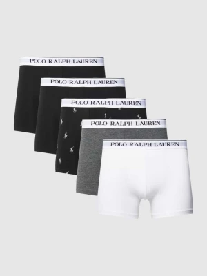 Obcisłe bokserki z elastycznym paskiem z logo w zestawie 5 szt. Polo Ralph Lauren Underwear