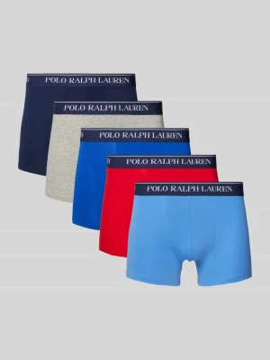 Obcisłe bokserki z elastycznym paskiem z logo w zestawie 5 szt. Polo Ralph Lauren Underwear