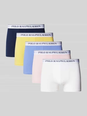 Obcisłe bokserki z elastycznym paskiem z logo w zestawie 5 szt. Polo Ralph Lauren Underwear