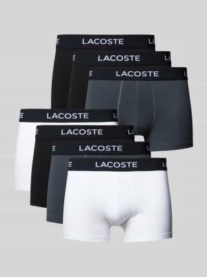 Obcisłe bokserki z elastycznym paskiem z logo w zestawie 7 szt. Lacoste