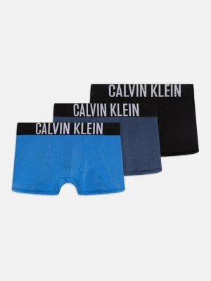 Obcisłe bokserki z krótkimi nogawkami Calvin Klein niebieski