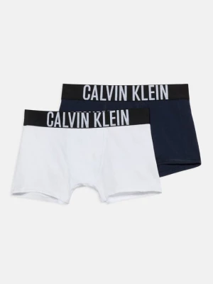 Obcisłe bokserki z krótkimi nogawkami Calvin Klein niebieski