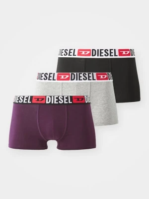 Obcisłe bokserki z krótkimi nogawkami Diesel różowy
