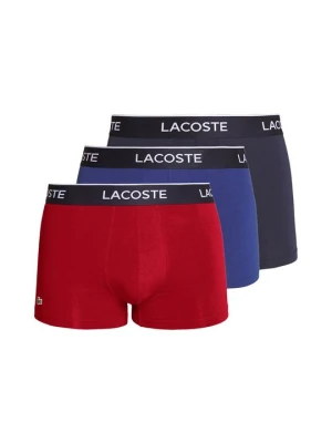 Obcisłe bokserki z krótkimi nogawkami Lacoste granatowy