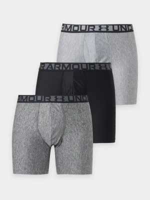 Obcisłe bokserki z krótkimi nogawkami Under Armour jasnoszary