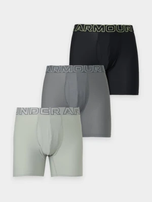Obcisłe bokserki z krótkimi nogawkami Under Armour szary